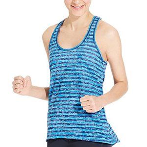 Ideology Striped T-Back Athletic Tank S